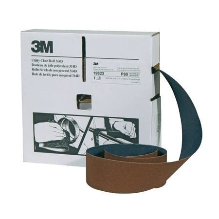 3M UTILITY CLOTH ROLL 314D 2" X 50' P80 3M19823